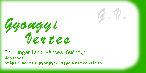 gyongyi vertes business card